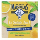 Le Petit Marseillais Le Solide 3en1 Lavant Purifiant Verveine Citron 80 g