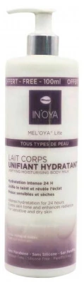 In'Oya Mel'Oya Lite hydraterende bodylotion voor de gevoelige en droge donkere en olijfkleurige huid, 500 ml