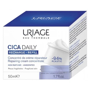 Uriage Cica – codzienny krem regenerujący w postaci koncentratu, ekologiczne opakowanie uzupełniające, 50 ml