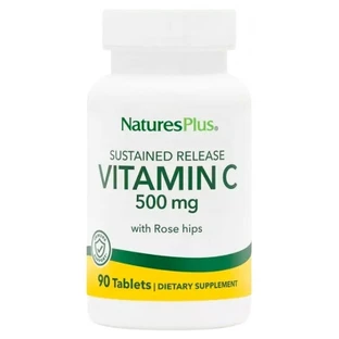 Natures Plus Witamina C 500 mg o przedłużonym uwalnianiu, 90 tabletek