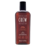 American Crew 3-in-1 in Reisegröße, Shampoo, Spülung und Duschgel für Haar und Körper (100 ml), belebend, feuchtigkeitsspendend und beruhigend