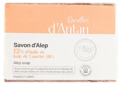 Recettes d'Antan Authentieke Aleppo-zeep 12% 200 g