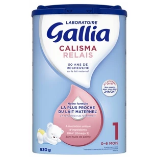 Gallia Calisma, latte in polvere per neonati, 0–6 mesi, 830 g