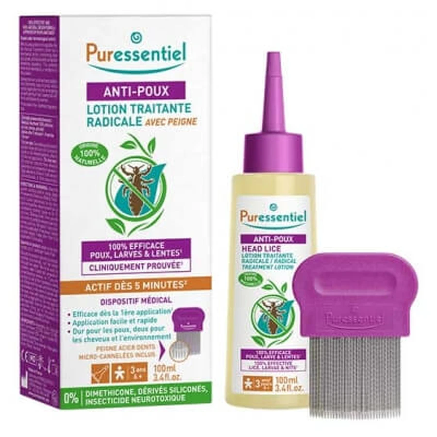 Puressentiel Anti-Lice Lotion 100 ml + Comb