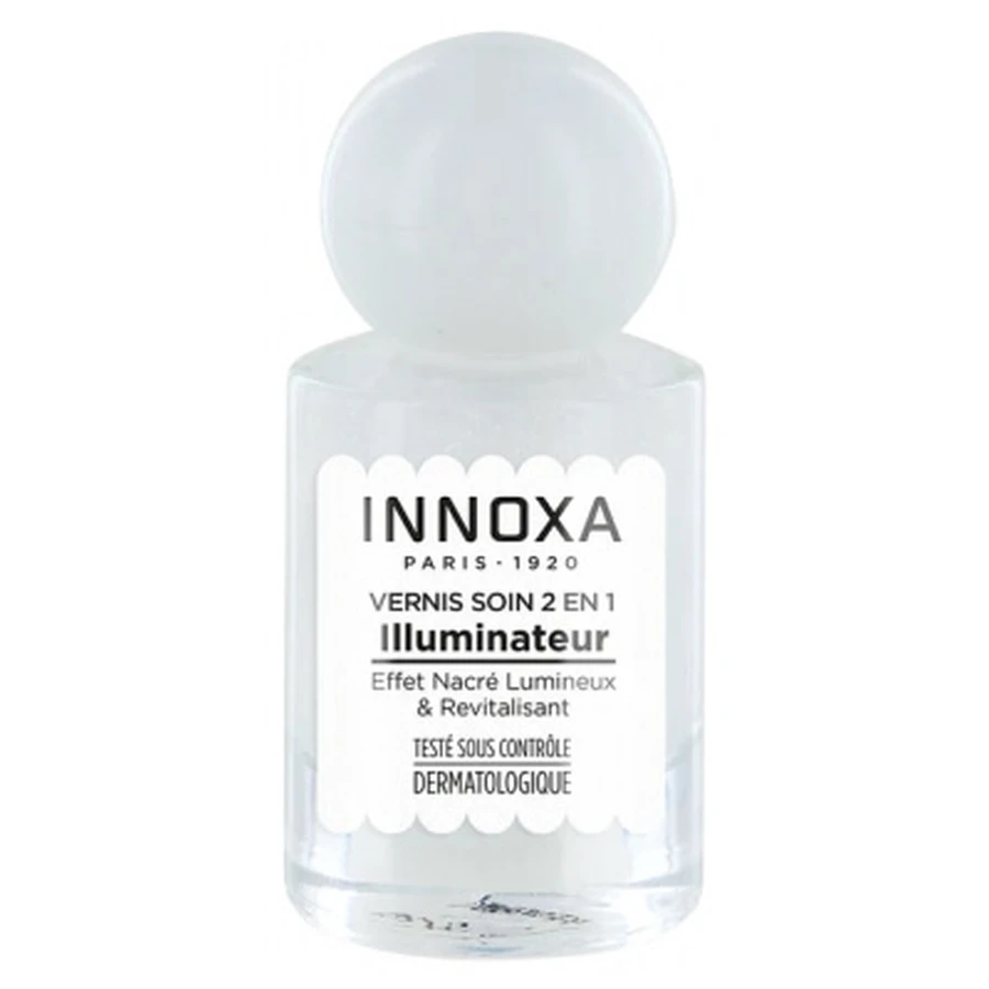 Innoxa 2 w 1 – odżywczy lakier do paznokci z rozświetlaczem, 10 ml: ceny i cechy