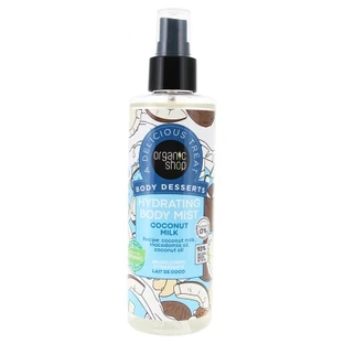 Organic Shop Body Desserts – nawilżająca mgiełka do ciała z mlekiem kokosowym, 200 ml