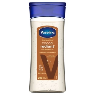 Vaseline Cocoa Radiant lichaamsolie met cacaoboter, 200 ml