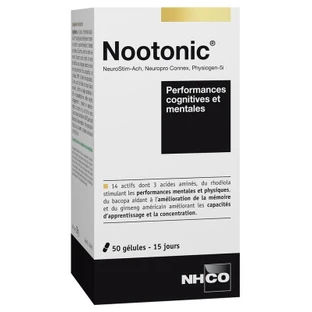 NHCO Nootonic – preparat poprawiający sprawność poznawczą i umysłową, 50 kapsułek