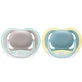 Chupetes Philips Avent Ultra Air, +18 meses, Gris y azul, SCF349/01, Philips