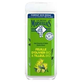 Le Petit Marseillais Gel de duș și baie extra delicat cu frunze de măslin și tei organic 650 ml