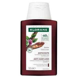 Klorane Force - Păr obosit și cădere a părului: Șampon cu chinină și edelweiss organic, 100 ml