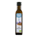 Olio di semi di lino biologico spremuto a freddo, 250 ml, Obio