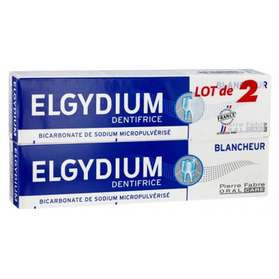 Elgydium Whitening Toothpaste, 2-Pack (75 ml each)