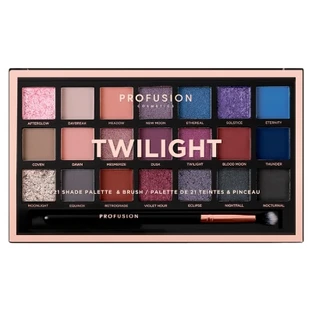 Profusion Cosmetics Twilight Eye Palette, 21 tonalità