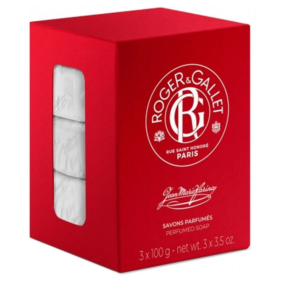 Roger & Gallet Jean-Marie Farina 3 Savons Parfumés de 100 g