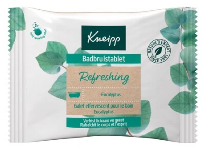 Kneipp Verfrissende bruistablet met eucalyptus voor in bad, 1 tablet