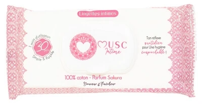 Musc Intime Sakura intieme doekjes, 30 stuks