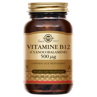 Solgar Vitamine B12 500 mcg, 50 vegetarische capsules