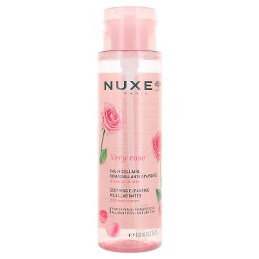 Agua micelar calmante 3 en 1 Very Rose de Nuxe, 400 ml