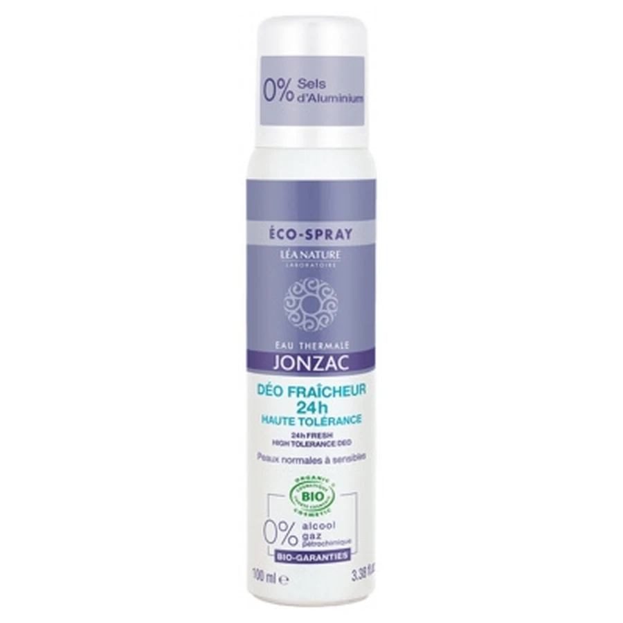 Eau Thermale Jonzac Déo Fraîcheur 24H Haute Tolérance Bio 100 ml