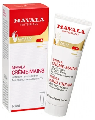 Mavala hydraterende en beschermende handcrème met collageen, 50 ml