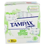 Tampax Compak Cotton Regular 100% biologisch katoen 14 tampons