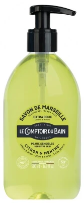 Le Comptoir du Bain Marseille-zeep, citroen & munt, 500 ml