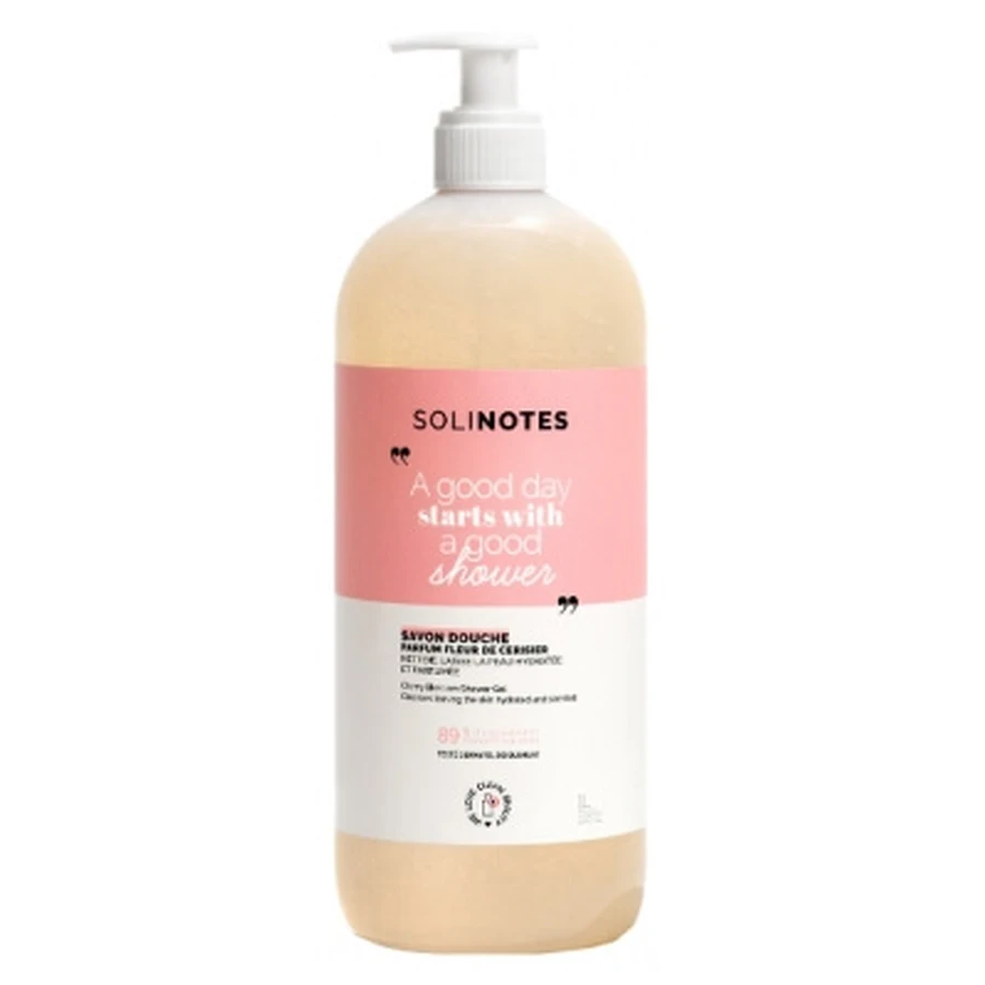 Solinotes Cherry Blossom Shower Soap, 1 Liter