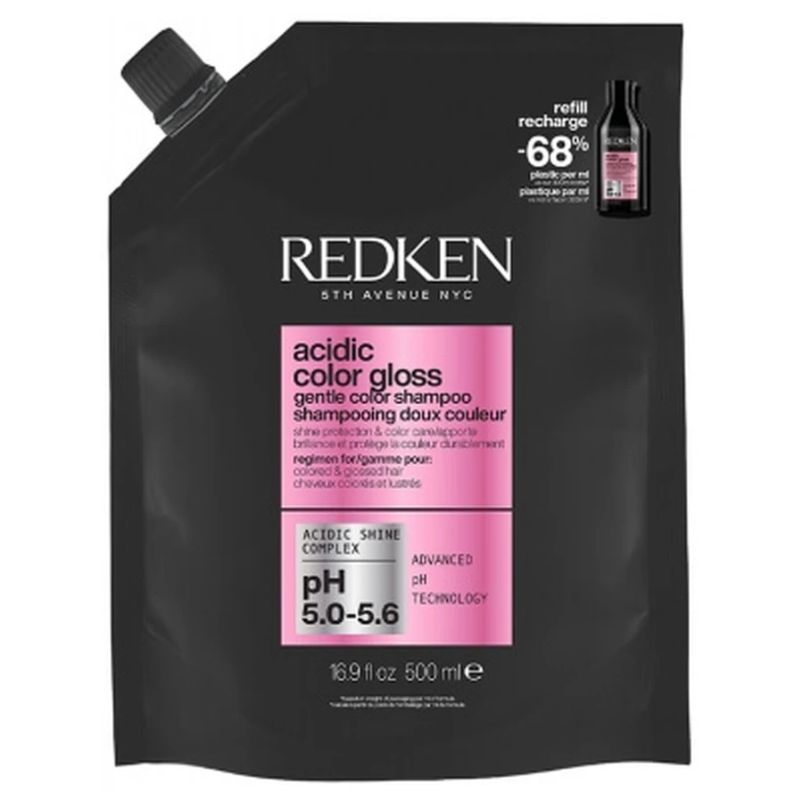 Redken Acidic Color Gloss Gentle Color Shampoo Nachfüllpackung, 500 ml