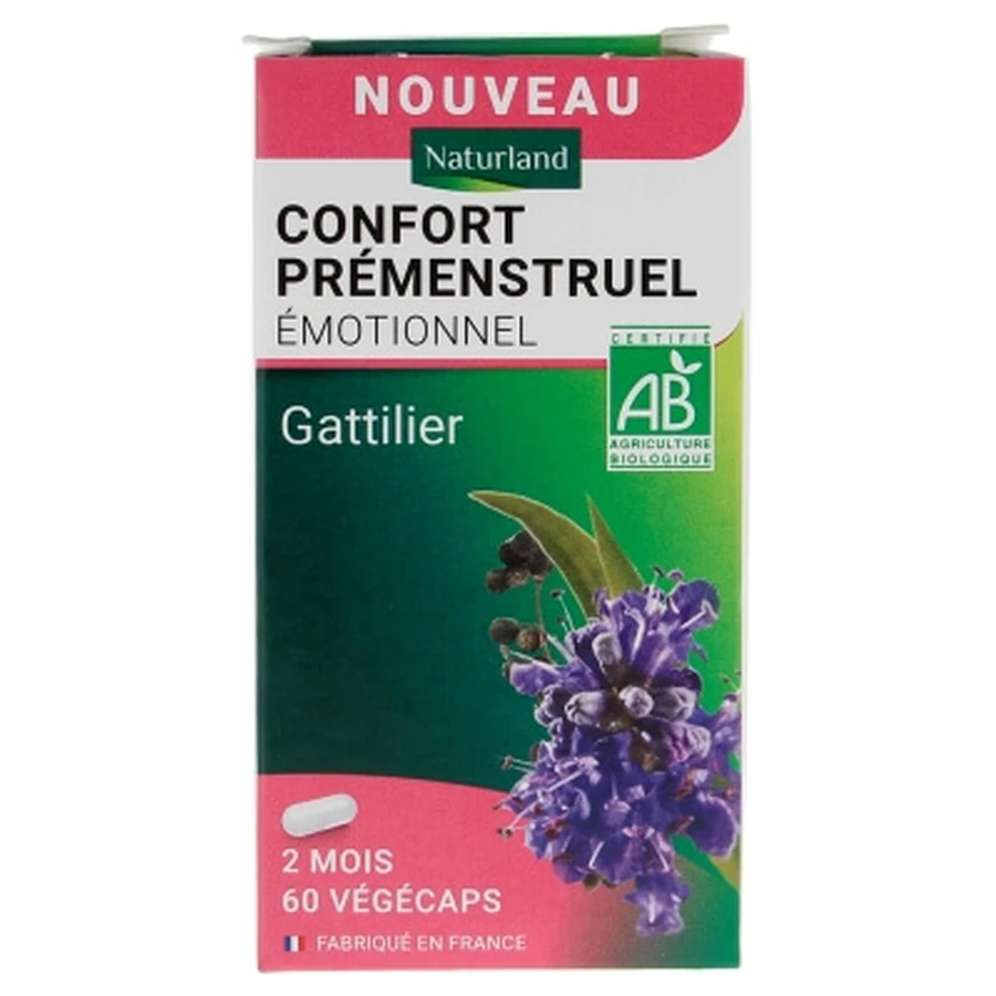 Naturland Confort Prémenstruel Émotionnel Bio 60 Végécaps