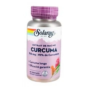 Solaray Cúrcuma, 60 cápsulas vegetarianas