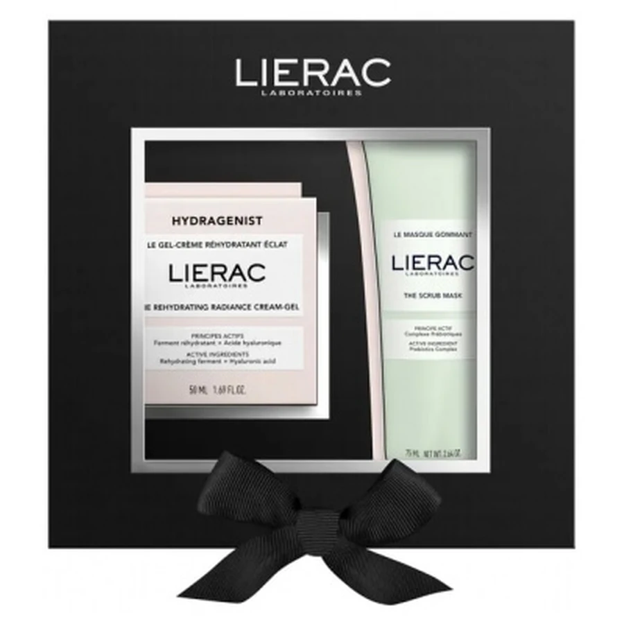Lierac Hydragenist Gel-Crema Reidratante e Illuminante 50 ml + Maschera Esfoliante 75 ml
