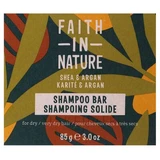 Faith In Nature Shea- en argan-shampoo in vaste vorm, 85 g