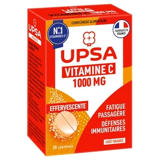 UPSA Vitalité Vitamina C 1000 mg, 20 compresse effervescenti