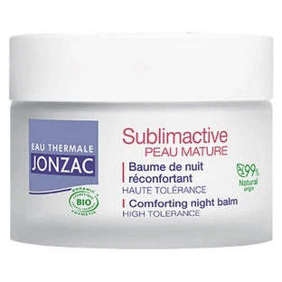 Acqua termale Sublimactive di Jonzac per pelli mature: Balsamo lenitivo biologico da notte, 50 ml