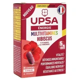 Multivitamínicas 5 en 1 UPSA Energy Hibiscus, 30 comprimidos