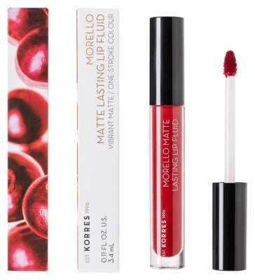 Korres Morello Matte vloeibare lippenstift 3,4 ml