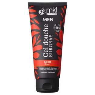MKL Green Nature Men Sport – nawilżający żel pod prysznic dla mężczyzn, 200 ml