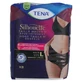 Tena Silhouette High-Waisted Underwear, Black, Plus Size 8, Panties