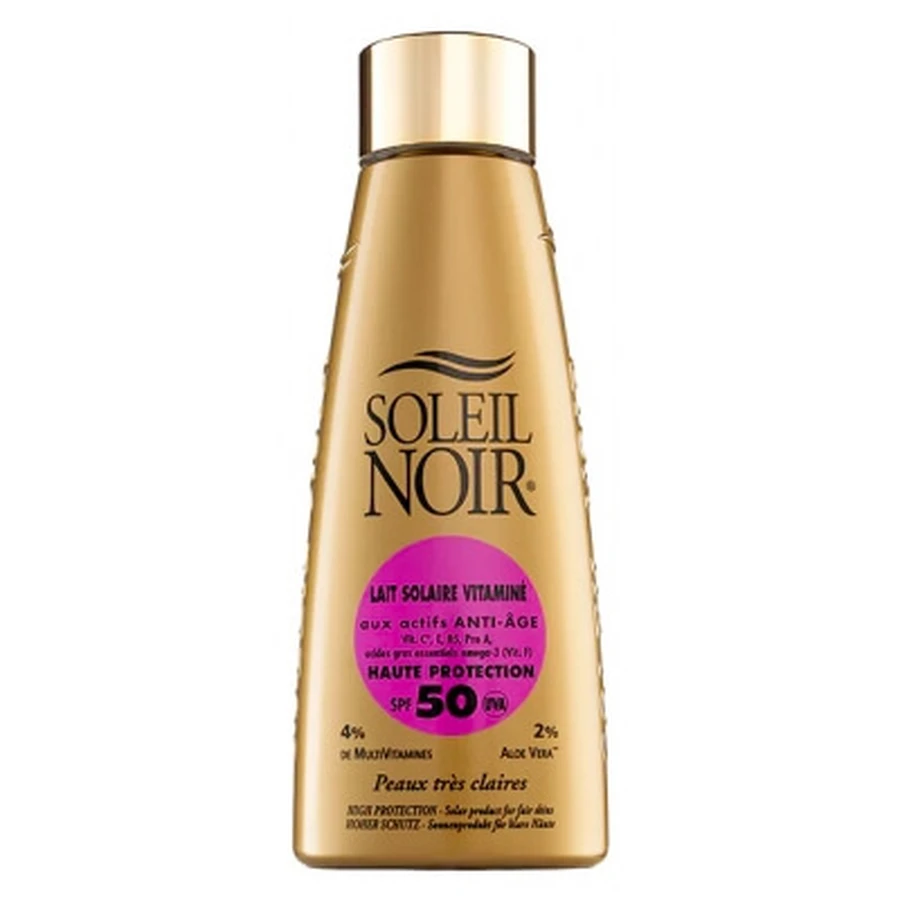 Soleil Noir Crema solare ad alta protezione arricchita con vitamine SPF 50, 150 ml