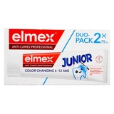 Elmex Junior Anti-Cavity Professional tandpasta die van kleur verandert, 2-pack (elk 75 ml)