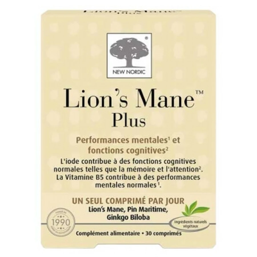 New Nordic Lion's Mane Plus 30 Tablets