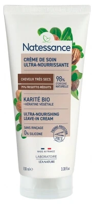 Natessance Ultra-voedende haarverzorgingscrème met sheaboter 100 ml