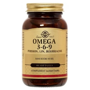 Solgar Omega 3-6-9 Fish, Flax, Borage 60 Capsules