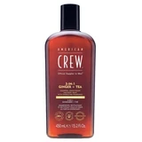 American Crew 3-in-1 Ginger Tea Shampoo, Spülung und Duschgel für Haar und Körper (450 ml), pflegend und feuchtigkeitsspendend