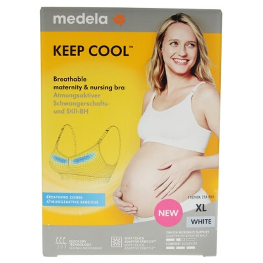 Medela – Sutien pentru sarcină și alăptare, alb