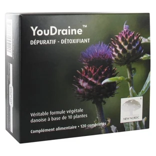 New Nordic YouDraine – preparat oczyszczający i detoksykujący, 120 tabletek