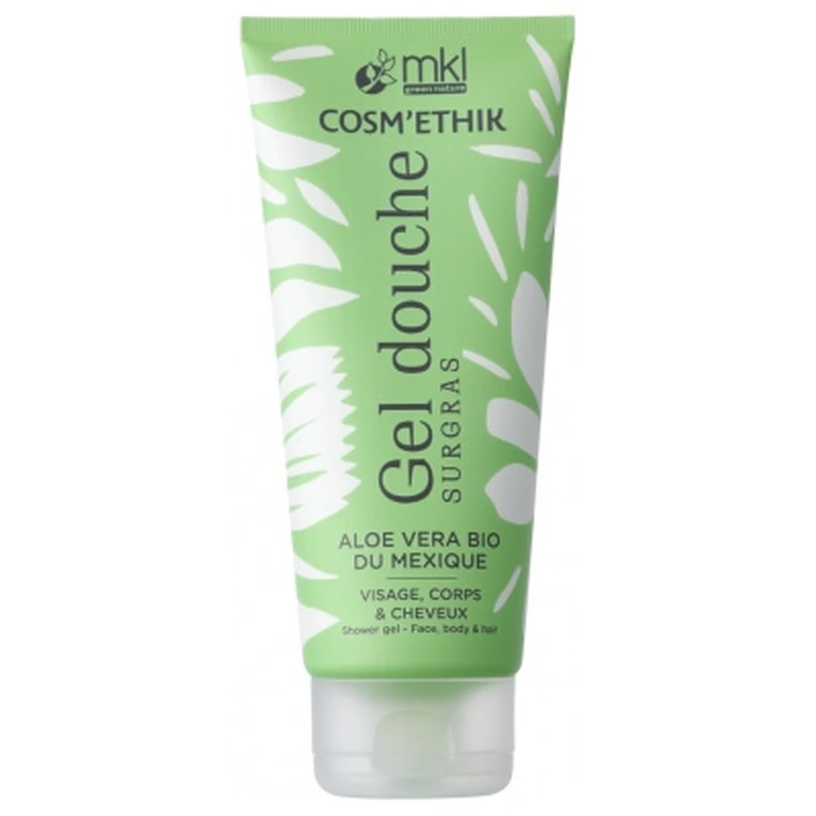 Gel de ducha hidratante MKL Green Nature Cosm'Ethik con aloe vera ecológico de México, 200 ml