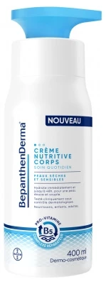Bepanthen Derma Voedende Lichaamscrème voor de droge en gevoelige huid, 400 ml