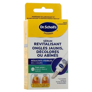 Sérum revitalizante de Scholl para uñas amarillentas, descoloridas o dañadas, 10 ml